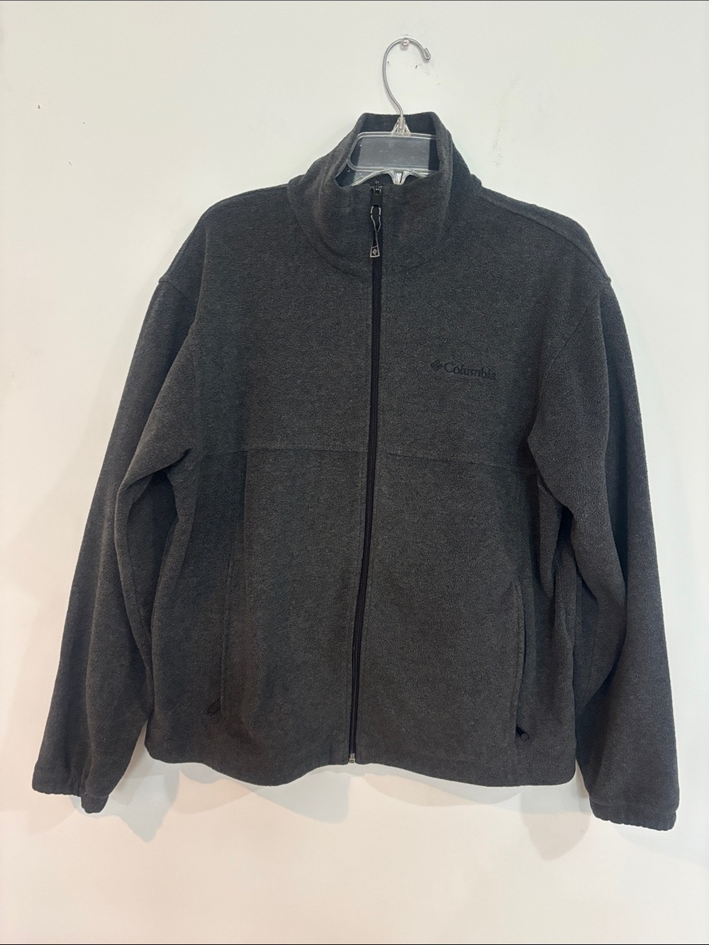 Columbia Men's Dark Gray Full-Zip Fleece Jacket